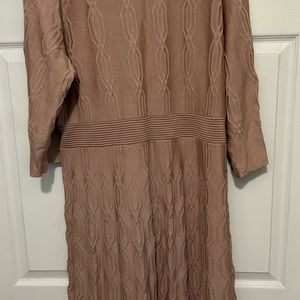 Knee length knit dress